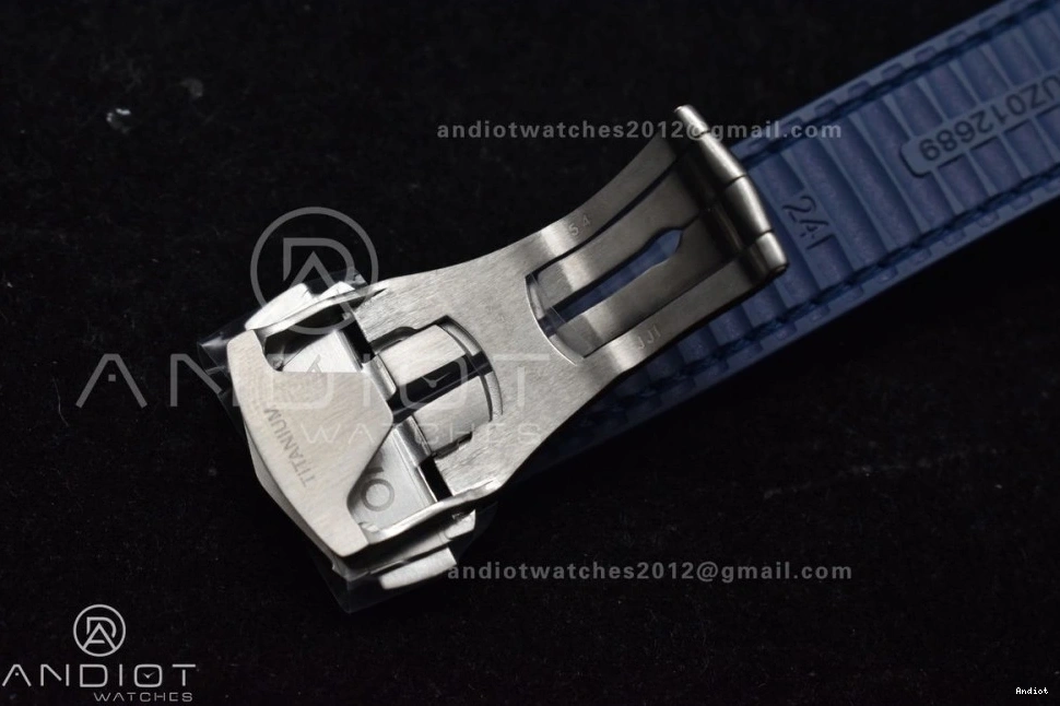 Best SS Edition VSF Dial Clone Strap A8900 on Blue Super Ceramic Gummy Blue Blue Constellation 1:1 0108